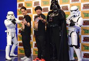 「スター・ウォーズ 反乱者たち」会見の様子。