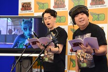 「スター・ウォーズ 反乱者たち」会見で生アフレコを披露したバナナマン。