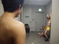 「キモーシャ」撮影風景。