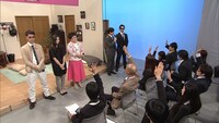「七人のコント侍」のコント「超厳戒記者会見」(c)NHK
