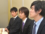 「すいているのに相席3」インタビュー風景。