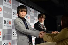 イベント後、握手会を行った磁石。