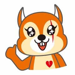 「ワラッチャオ！」のLINEスタンプ一例。(c)GUGI・NHK・NEP