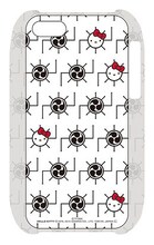 ハローキティと日本エレキテル連合のコラボスマートフォンケース。