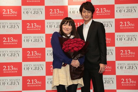 （左から）森三中・黒沢、溝端淳平。