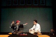 「シソンヌライブ『trois』」ゲネプロの様子。