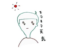 LINEスタンプ「ふるやのえ」の一例。