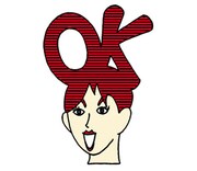 LINEスタンプ「KAMIGATA」の一例。