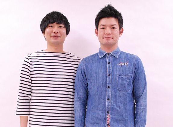 ネコニスズ。左から、舘野忠臣、ヤマゲン。