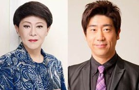 左から、美川憲一、原口あきまさ。