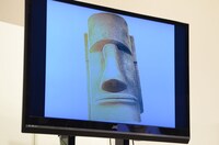 モアイ像の見本。