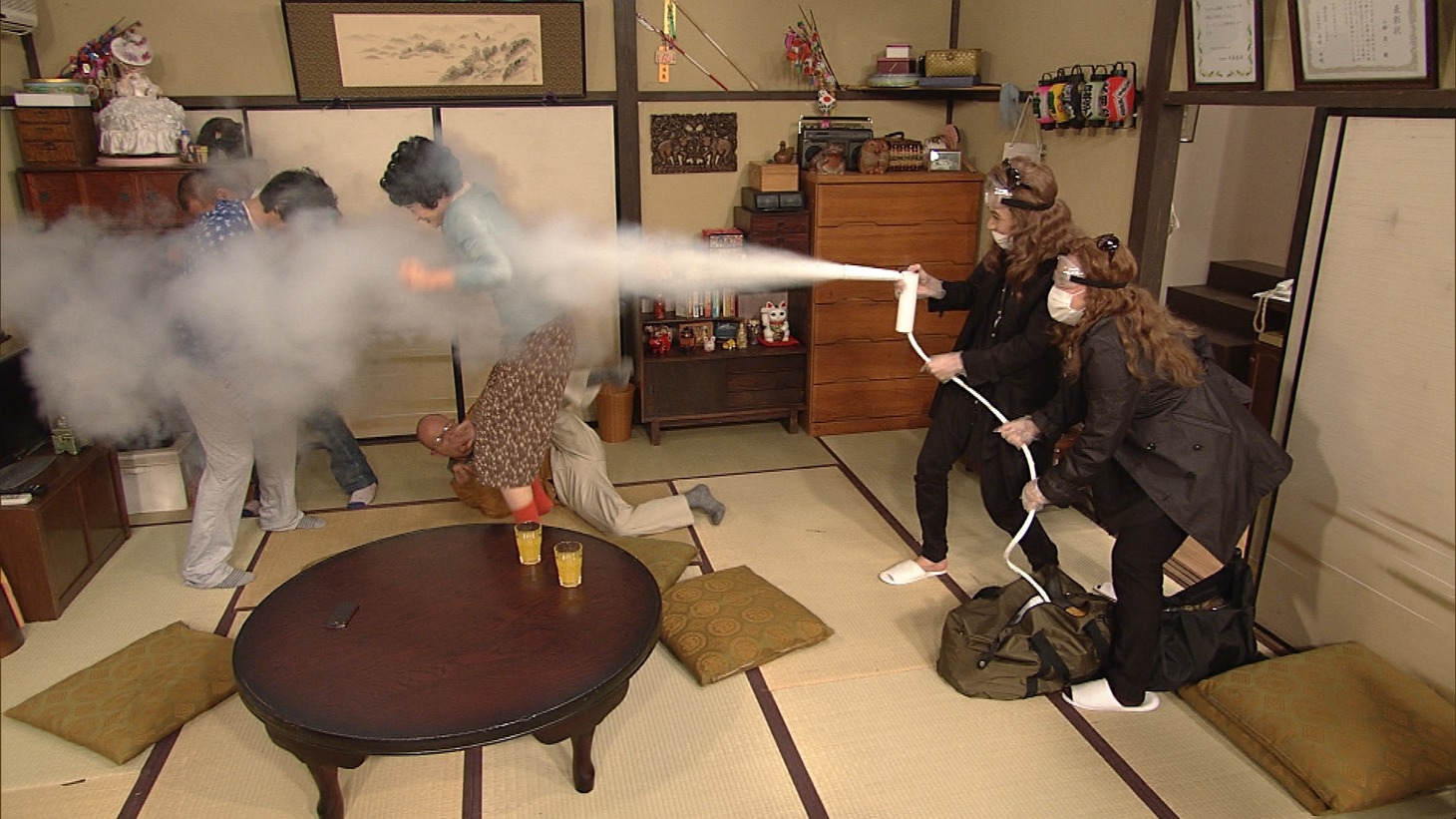 「七人のコント侍」のコント「アンジェリーナ・ジョキン」(c)NHK