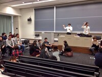 モクレンによるワークショップの様子。