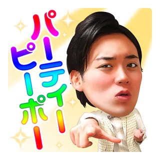 クマムシのLINEクリエイターズスタンプイメージ。