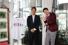 「イキザマJAPAN」で共演を果たした（左から）藤川球児、小籔千豊。(c)関西テレビ