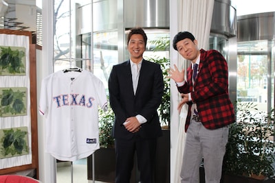 「イキザマJAPAN」で共演を果たした（左から）藤川球児、小籔千豊。(c)関西テレビ