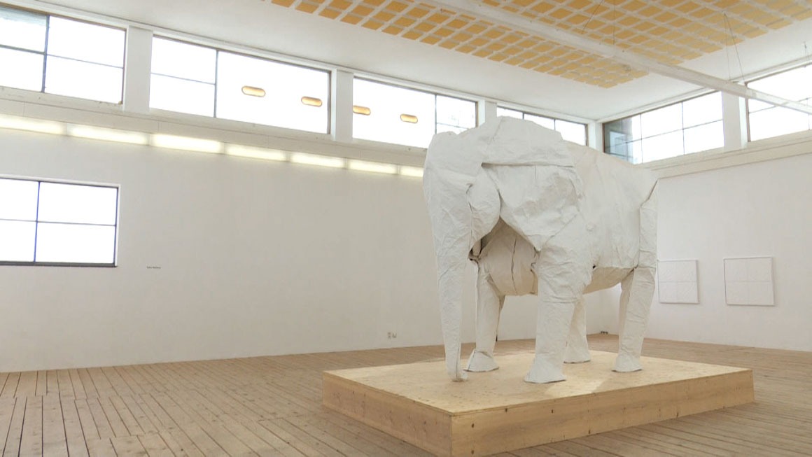 番組で紹介されるアート作品。(c)日本テレビ