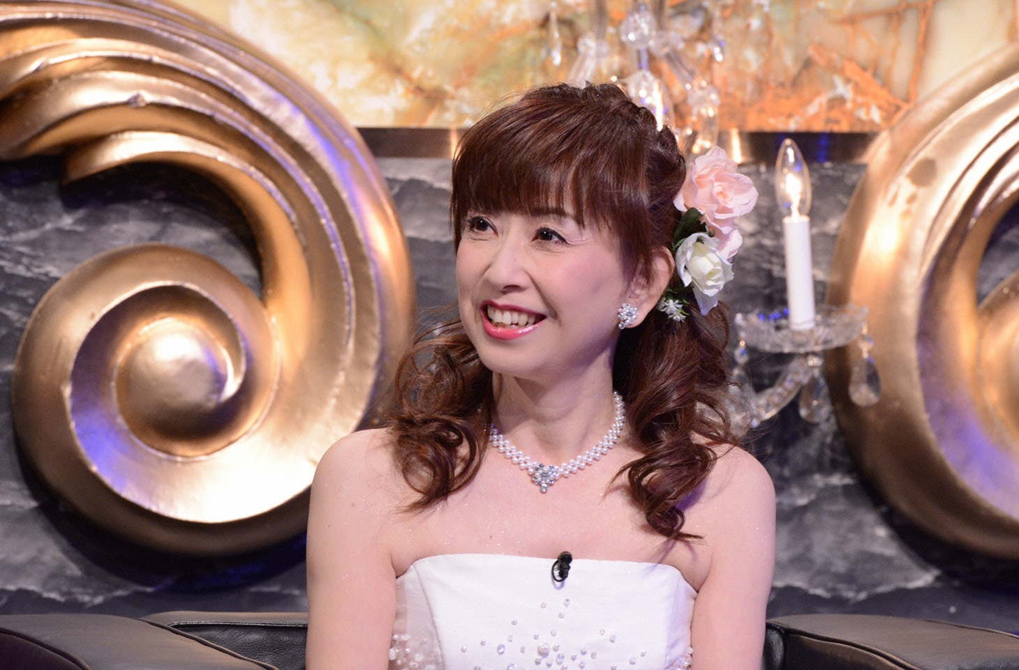 「有吉反省会」反省人の大場久美子。(c)日本テレビ