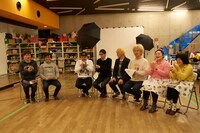 「The Second City Japan Experiment Live～Road To THE EMPTY STAGE～」座談会の様子。(c)吉本興業