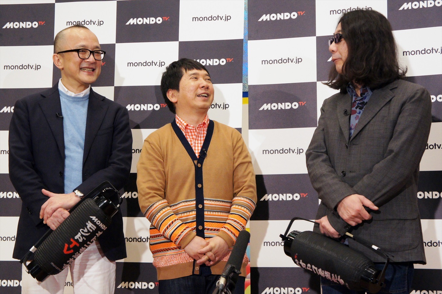 取材会のワンシーン。