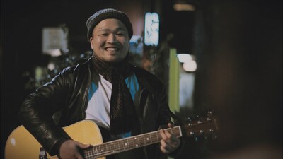 「あったかいんだからぁ♪」のPVのワンシーン。