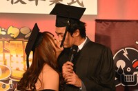 映画「ゴッドタン キス我慢選手権 THE MOVIE2 サイキック・ラブ」DVD / Blu-ray発売記念記者会見の様子。