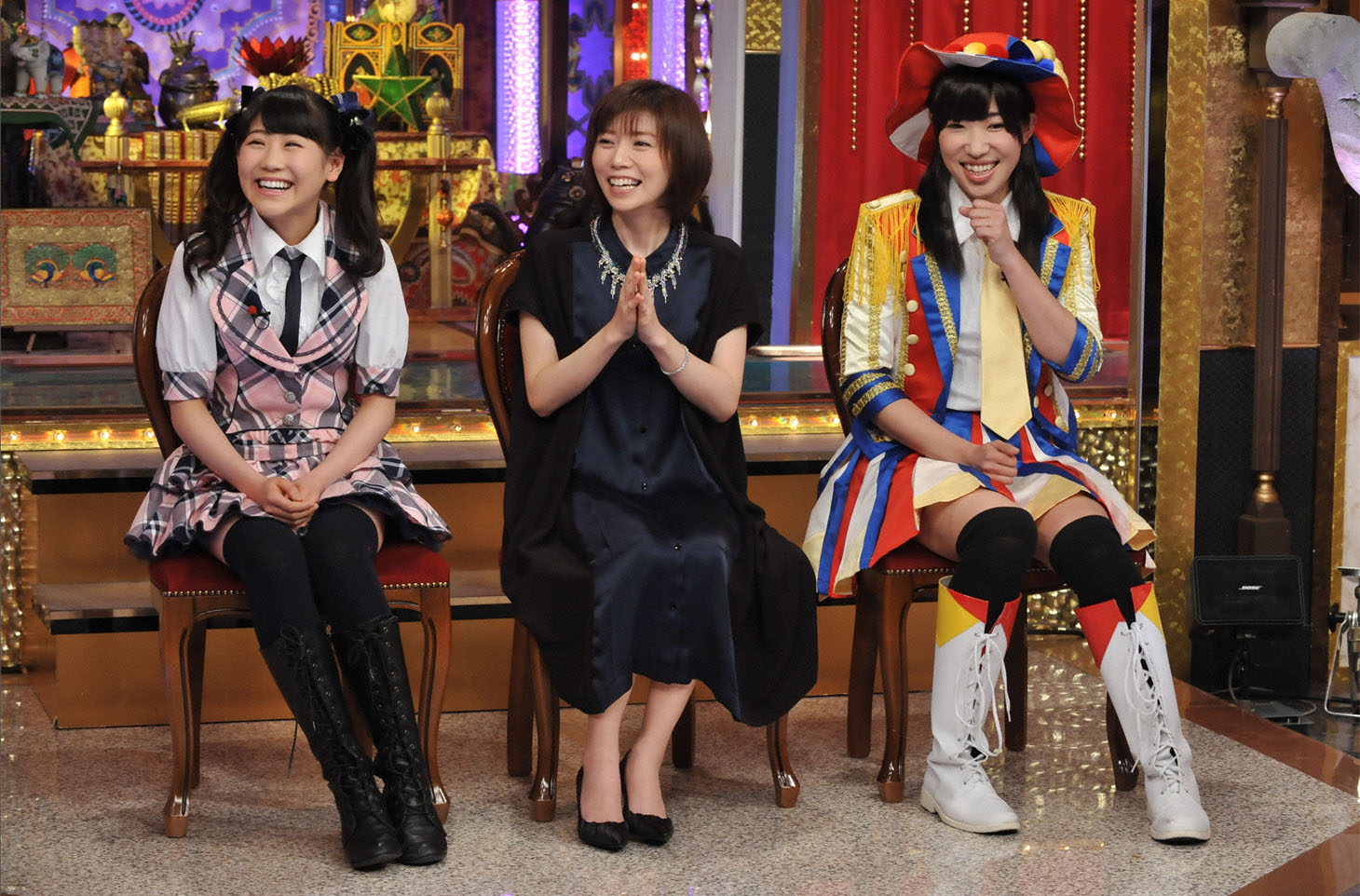 左から西野未姫、柴田淳、本日は晴天なり。(c)日本テレビ