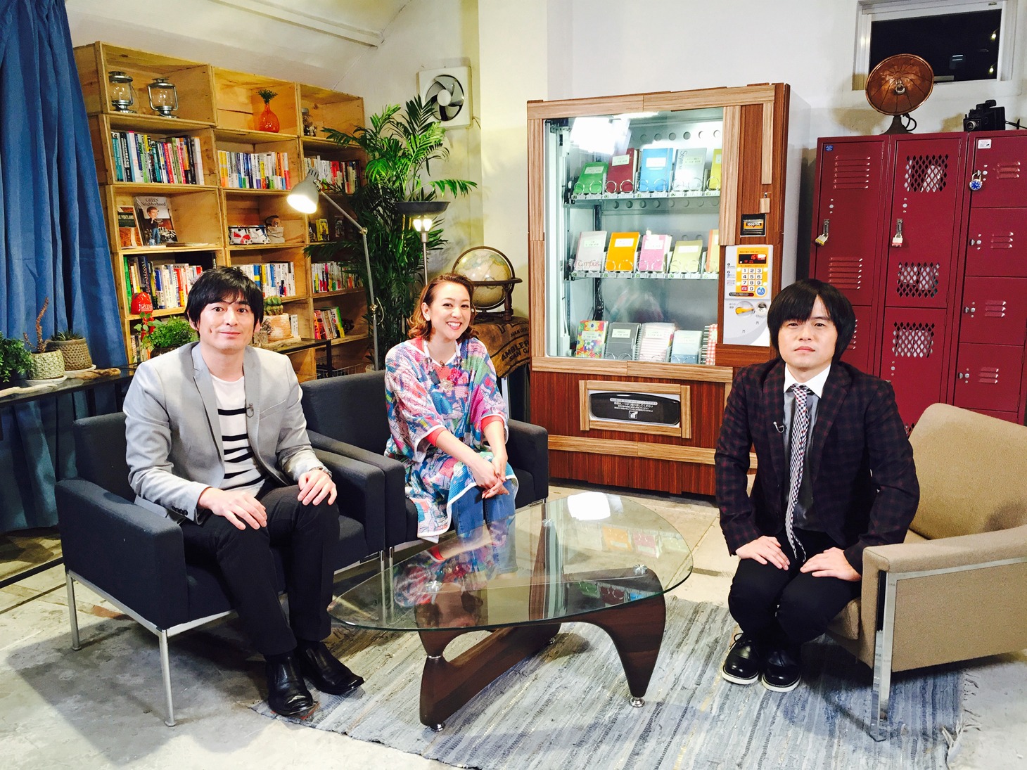 「バカリ・大吉・SHELLYの一週間日記つけてくれませんか」に出演する博多大吉、SHELLY、バカリズム。（左から）(c)CBC