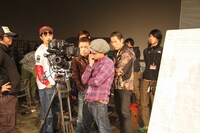 PV撮影中の様子。