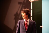 撮影中の様子。