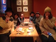 サトミツ＆ザ・トイレッツ親睦会の様子。親睦会は終始トイレの話題で盛り上がったという。