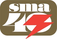 SMA40周年のロゴ。