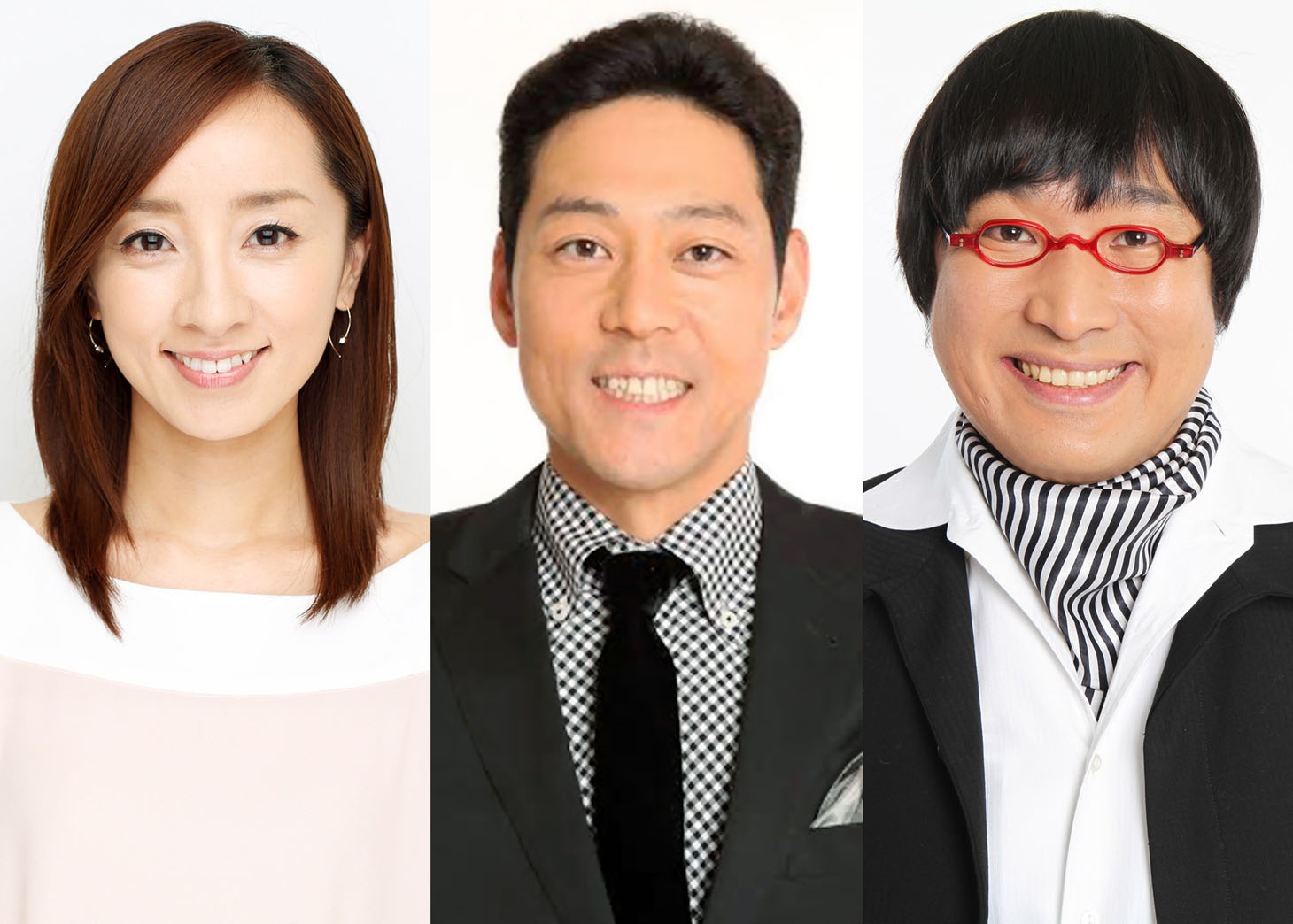 （左から）西尾由佳理、東野幸治、南海キャンディーズ山里。