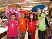 DVD「東野・岡村の旅猿SP＆6 プライベートでごめんなさい…カリブ海の旅」に出演する、（左から）ナインティナイン岡村隆史、出川哲朗、平愛梨、東野幸治。(c)日本テレビ/「東野・岡村の旅猿SP」製作委員会 (c)「東野・岡村の旅猿6」製作委員会