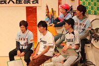 「パ・リーグ党芸人VSセ・リーグ党芸人 野球大好き芸人座談会 はじめての公開収録しちゃうぞ！スペシャル」の様子。(c)関西テレビ