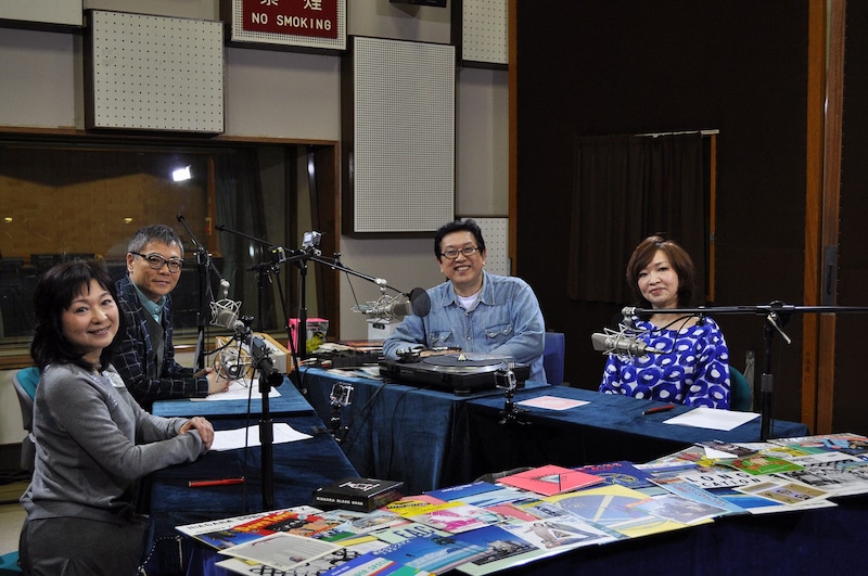 「大瀧詠一ソングブック」に出演する（左から）太田裕美、いとうせいこう、萩原健太、清水ミチコ。(c)NHK