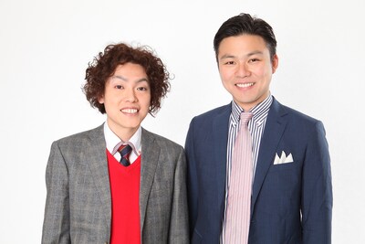「漫才Loversスペシャル ytv漫才新人賞決定戦」優勝の学天即。 (c)読売テレビ