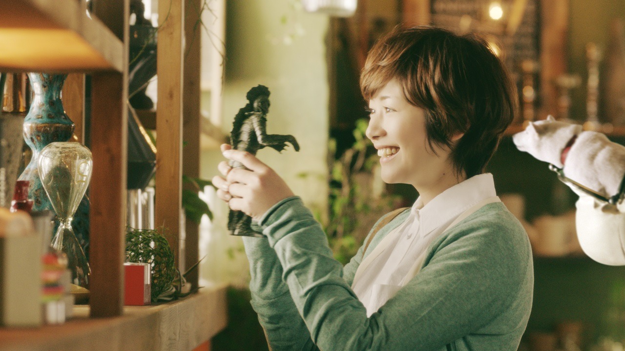 「お父さんとの買い物」編のワンシーン。