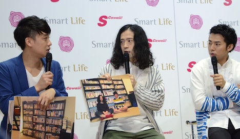 トーク中の様子。