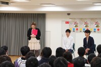 NSC大阪校とYCC大阪校の合同入学説明会の様子。