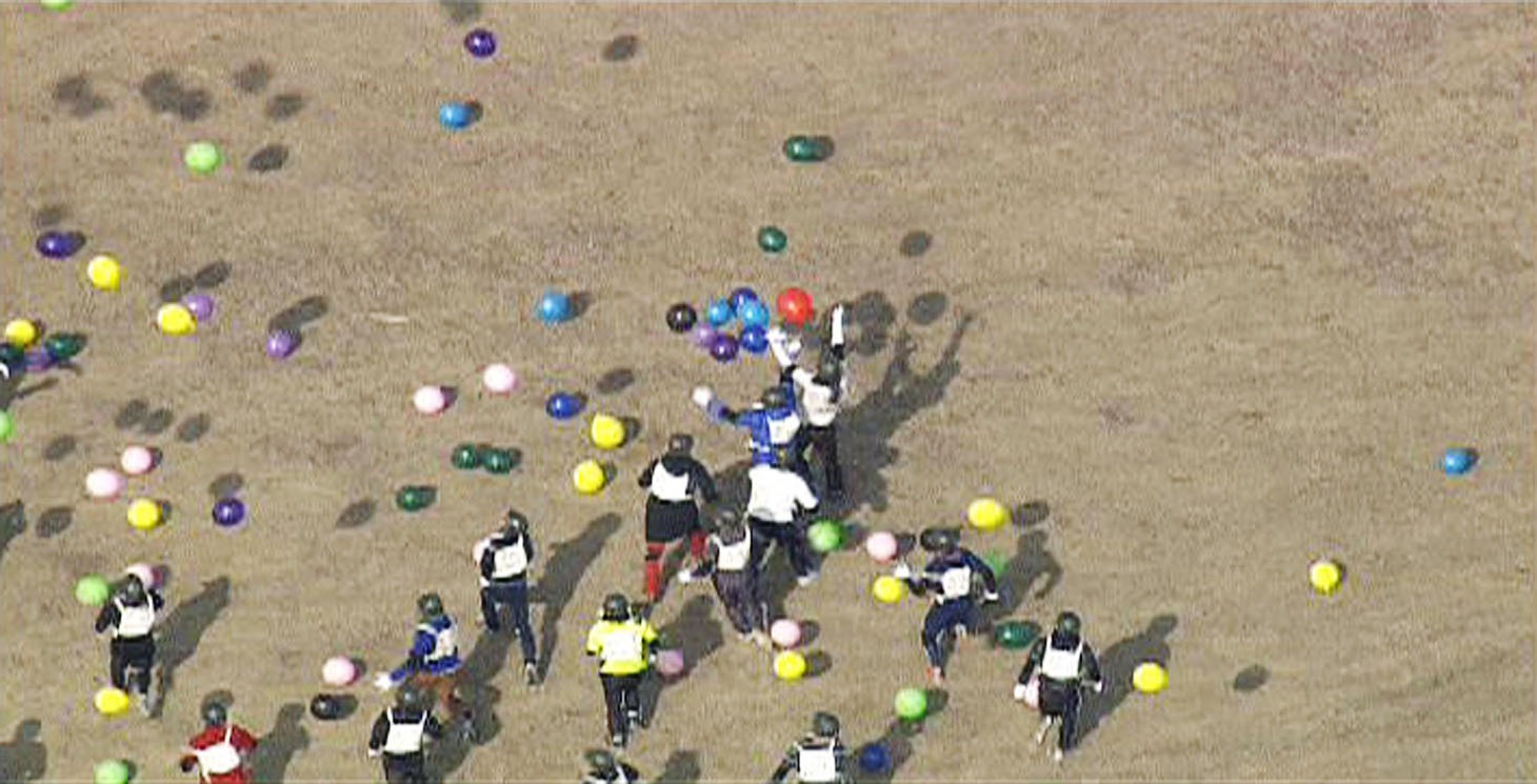 「風船ハンター」のワンシーン。(c)テレビ東京