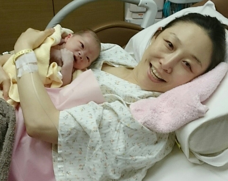 第1子男児を出産したクワバタオハラ小原。