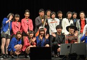 「マキタスポーツEXPO 2015」記者会見の様子。