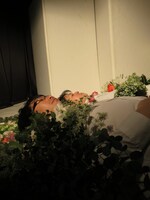 「梅雨犬」フライヤー撮影の様子。