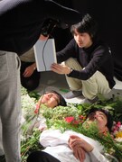 「梅雨犬」フライヤー撮影の様子。