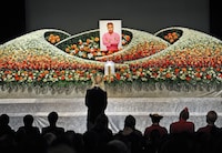 お別れの言葉を送った内田裕也。