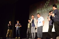 上映後のトークの様子。