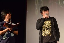 バッファロー吾郎・竹若、松江哲明（左から）