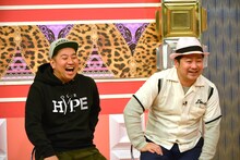 （左から）レイザーラモンRG、ランディーズ中川。(c)BSスカパー！