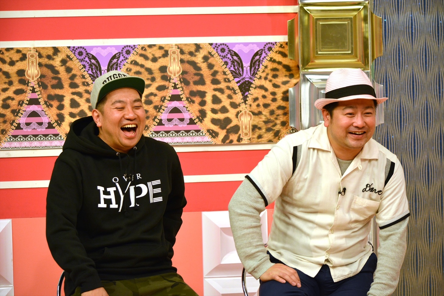 （左から）レイザーラモンRG、ランディーズ中川。(c)BSスカパー！